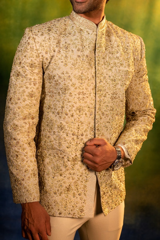 EMBELLISHED DESIGNER BANDHGALA OUTFIT