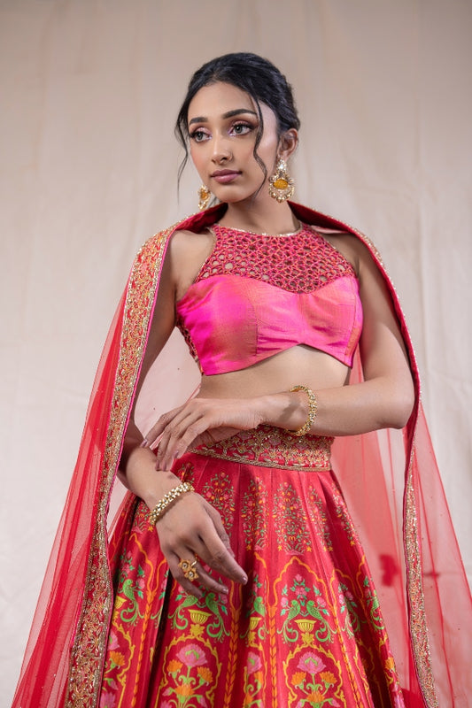 CONTEMPORARY DESIGNER PRINTED LEHENGA